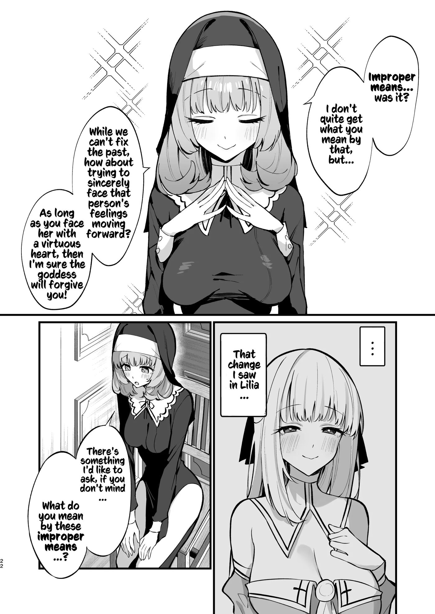 A Sister's Absolute Defeat Until An Innocent Nun Enters Heat And Indulges In Passionate Mating Sex Chapter 1000 Page 22